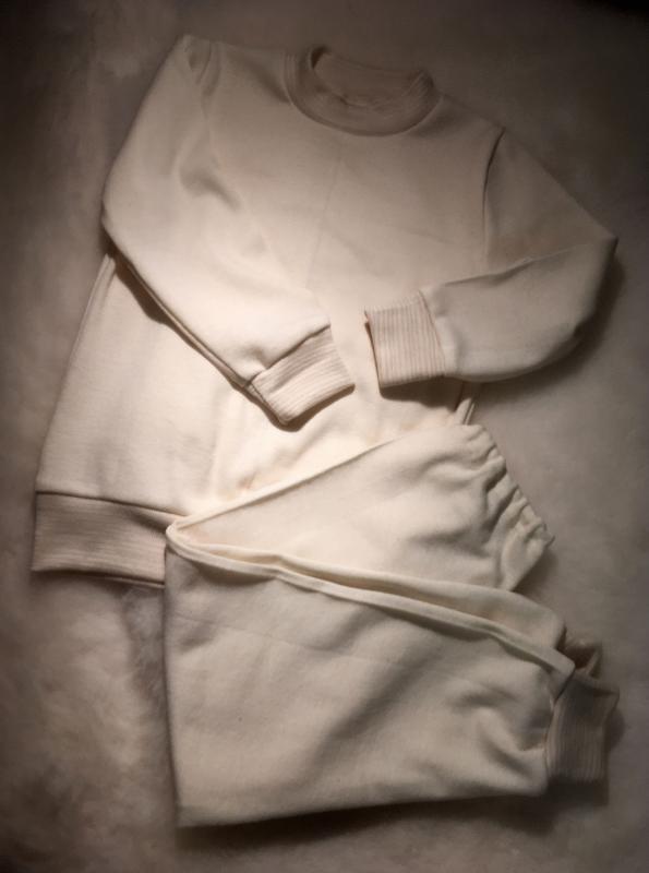 Schlafanzug Wolle-Baumwolle